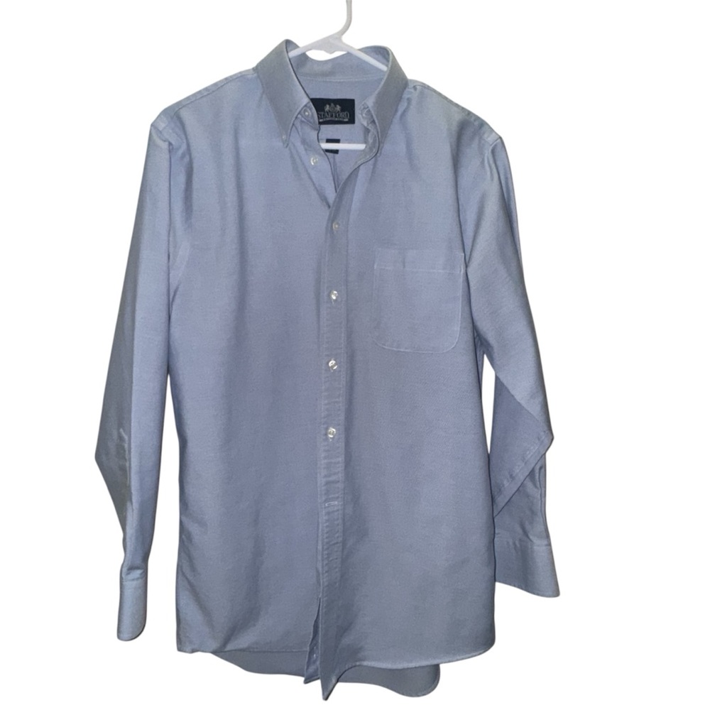 Stafford Light Blue Dress Shirt 15/ 32-33